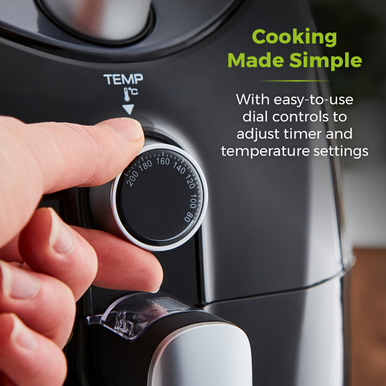 Tower T17021 Family Size Air Fryer with Rapid Air Circulation, 60Minute Timer, 4.3 Litre, 1500W